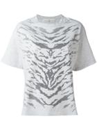 Golden Goose Deluxe Brand Zebra Print T-shirt - White