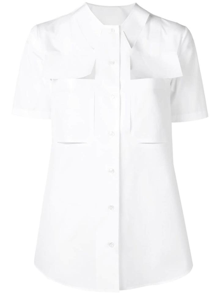 Maison Margiela Cut-out Detail Shirt - White