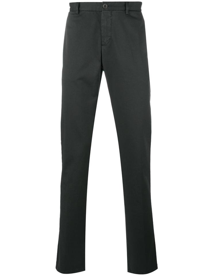 Etro Classic Chinos, Men's, Size: 56, Green, Cotton/spandex/elastane