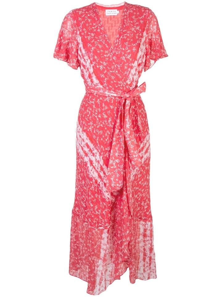 Tanya Taylor New Blaire Wrap Dress - Red