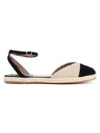 Tabitha Simmons Sebille Suede And Linen Espadrilles