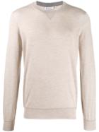 Brunello Cucinelli Contrast Stitch Jumper - Neutrals