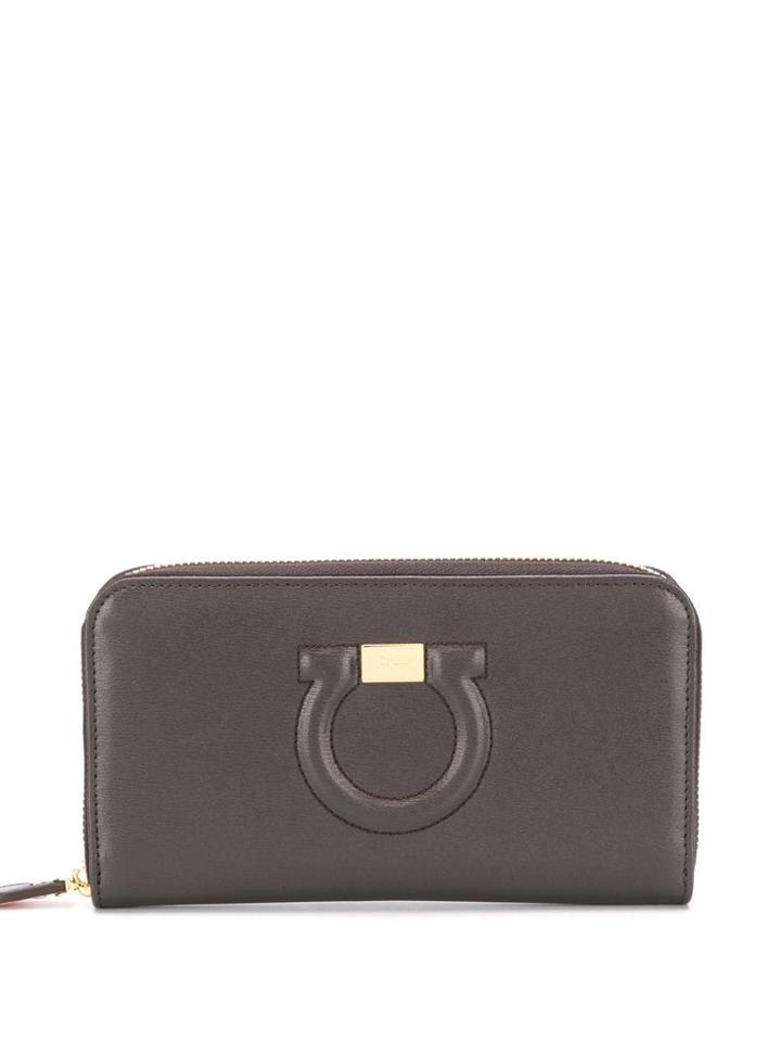 Salvatore Ferragamo Logo Wallet - Brown