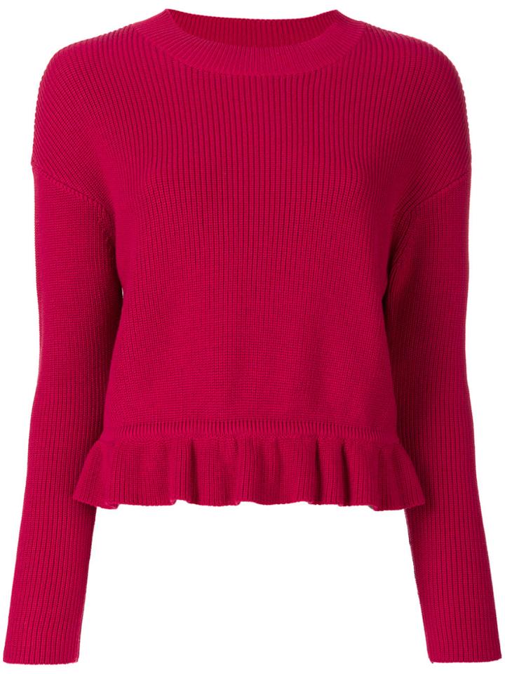 Red Valentino Frill Hem Jumper
