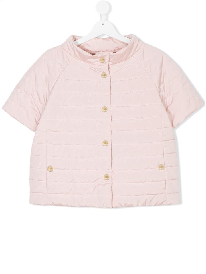 Herno Kids Shortsleeved Padded Jacket - Pink & Purple