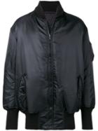Y-3 Y3 Adidas X Yohji Yamamoto Rear Logo Bomber Jacket - Black
