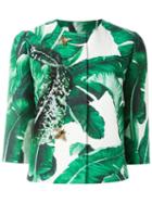 Dolce & Gabbana Banana Leaf Brocade Jacket
