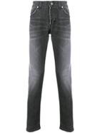 Dondup Faded Slim Fit Jeans - Grey