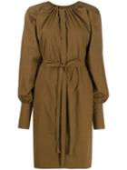Uma Wang Tie-fastening Midi Dress - Green