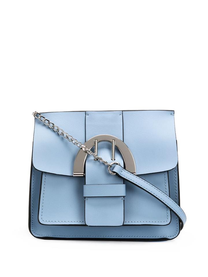 Zac Zac Posen Biba Buckle Chain Crossbody - Blue