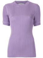 Olympiah Margose Knit Blouse - Purple