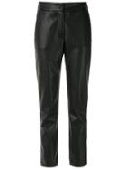 Egrey Patent Straight Pants - Black