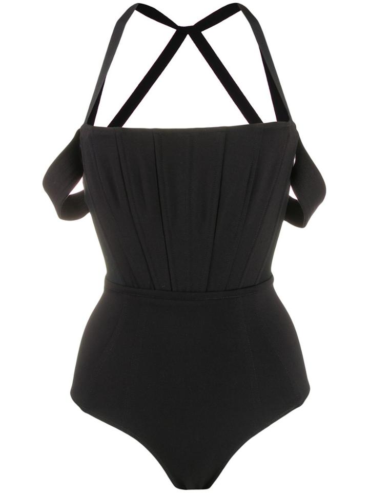 Diesel Off Shoulder Bodysuit - Black