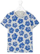 Kenzo Kids - Tiger Print T-shirt - Kids - Cotton/polyester - 4 Yrs, Grey