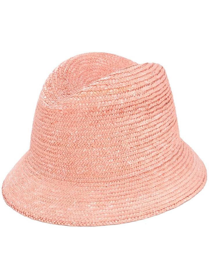 Federica Moretti Small Brim Hat - Pink