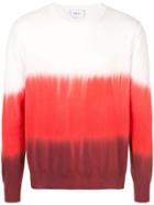 Ports V Ombré Sweatshirt - Red