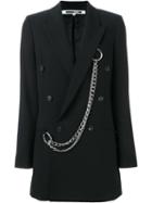 Mcq Alexander Mcqueen Chain Detail Double Breasted Blazer