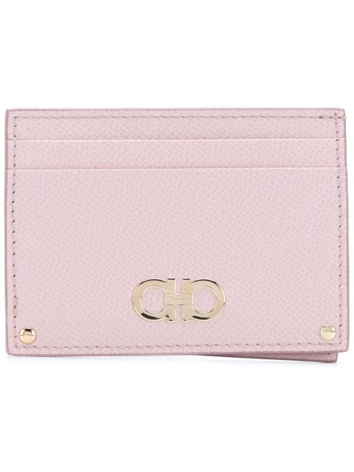 Salvatore Ferragamo Double Gancio Cardholder - Pink