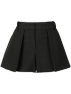 Vera Wang Peplum Shorts, Women's, Size: 0, Black, Nylon/wool