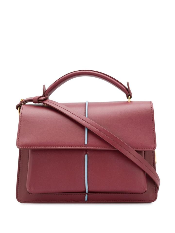 Marni Attache Shoulder Bag - Red