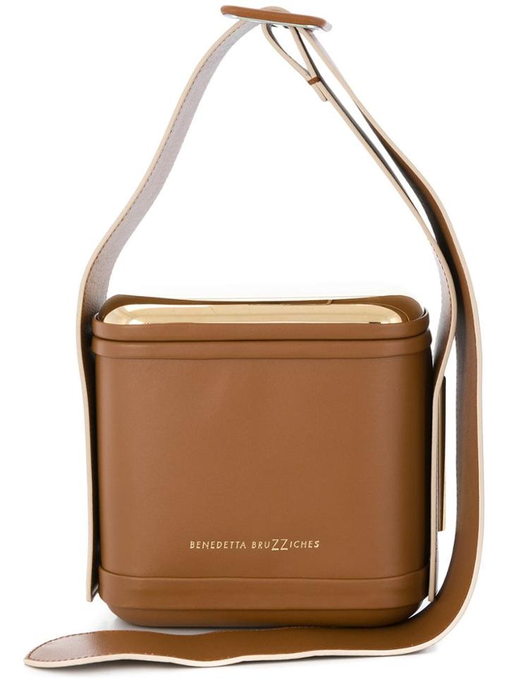 Benedetta Bruzziches Pic-nic Shoulder Bag - Brown