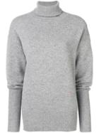 Victoria Victoria Beckham Oversized Polo Neck Jumper - Grey