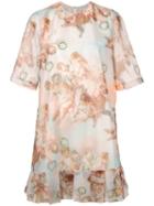 Karen Walker Azure Angel Print Dress - Multicolour