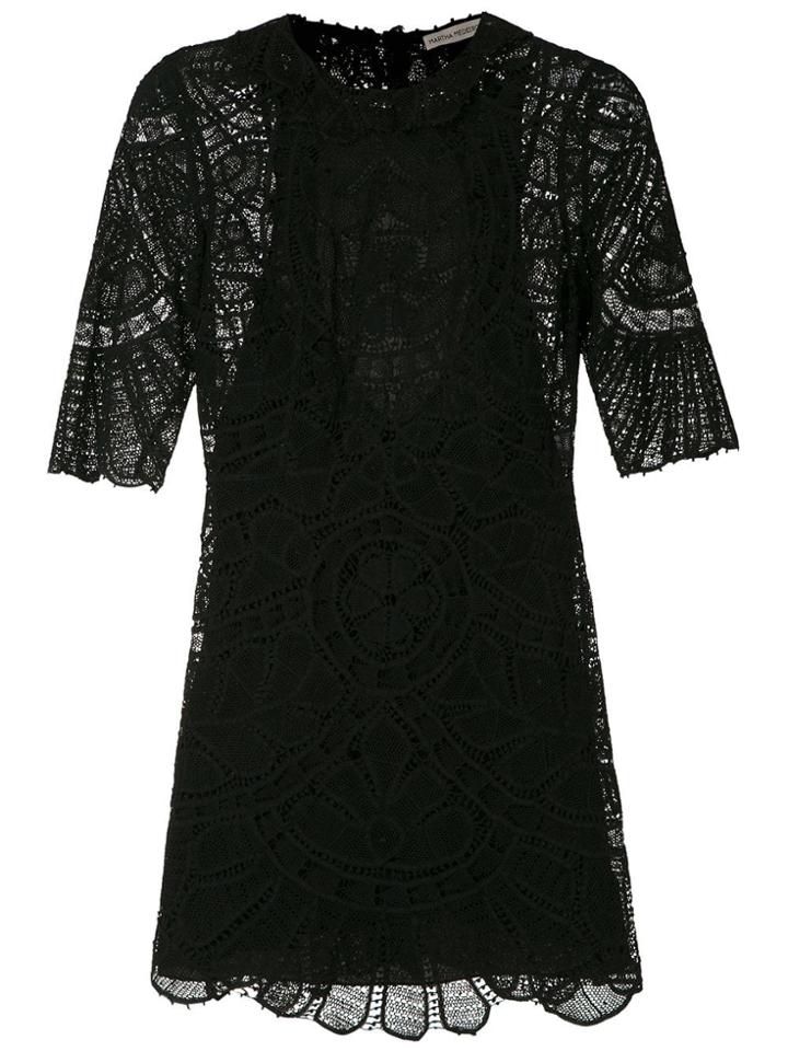 Martha Medeiros Alessandra Short Dress - Black