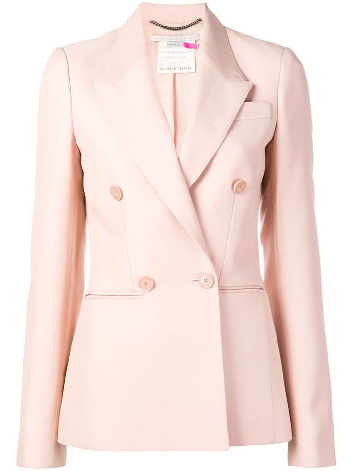 Stella Mccartney Peak Lapel Blazer Jacket - Pink