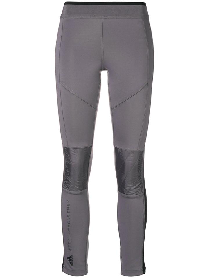 Adidas By Stella Mccartney Side Panel Leggings - Grey