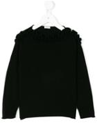 Il Gufo - Ruffled Jumper - Kids - Wool - 4 Yrs, Black