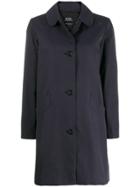 A.p.c. Button-up Coat - Blue