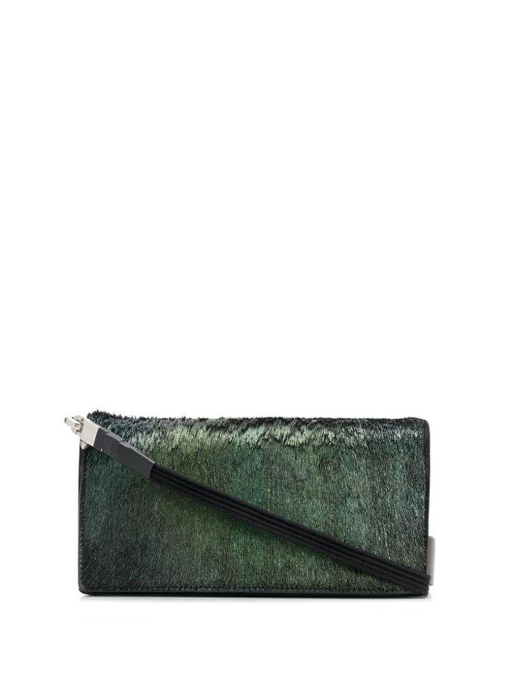 Rick Owens Iridescent Shoulder Bag - Green