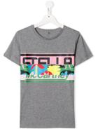 Stella Mccartney Kids Teen Jungle Logo Print T-shirt - Grey