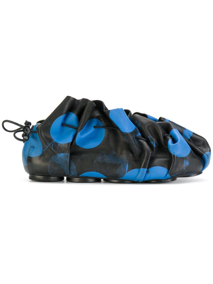 Marsèll Spotted Ruched Loafers - Black