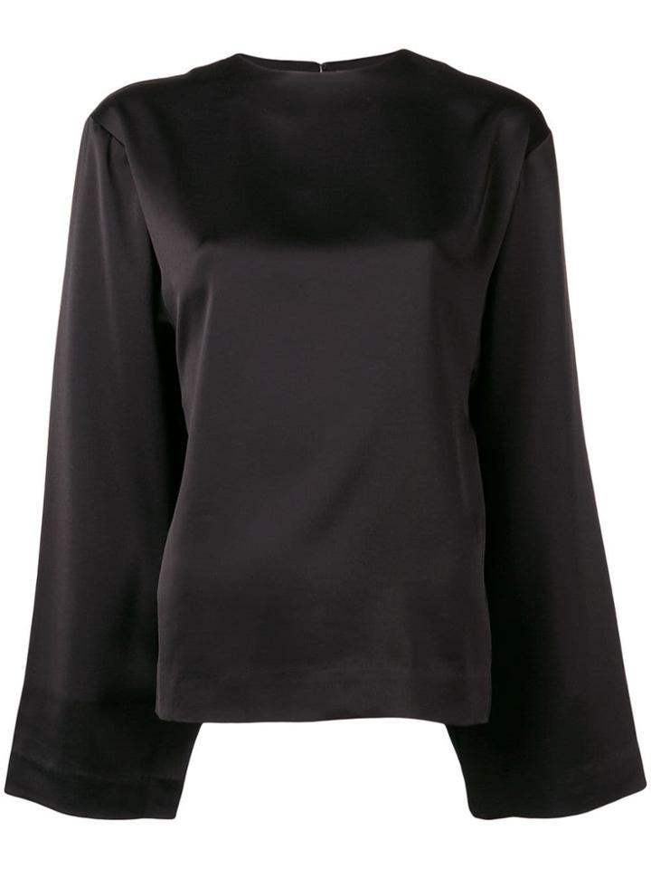 Toteme Wide Sleeve Blouse - Black