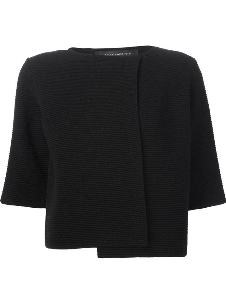 Sally Lapointe Knitted Cropped Jacket