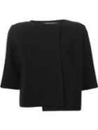 Sally Lapointe Knitted Cropped Jacket
