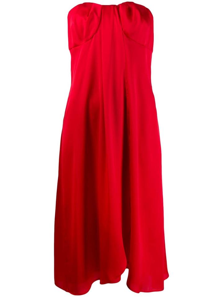 Federica Tosi Bandeau Dress - Red