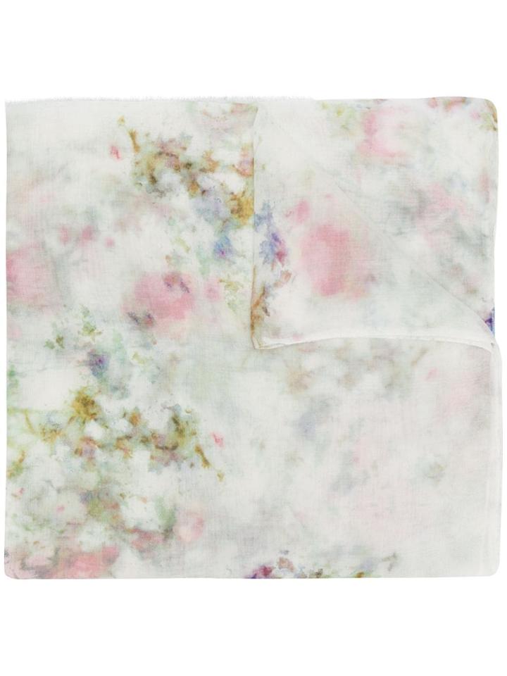 Avant Toi Floral Print Scarf - V00013