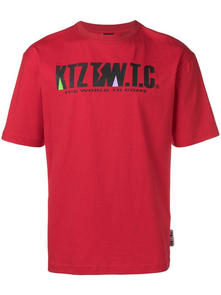 Ktz Mountain Letter T-shirt - Red