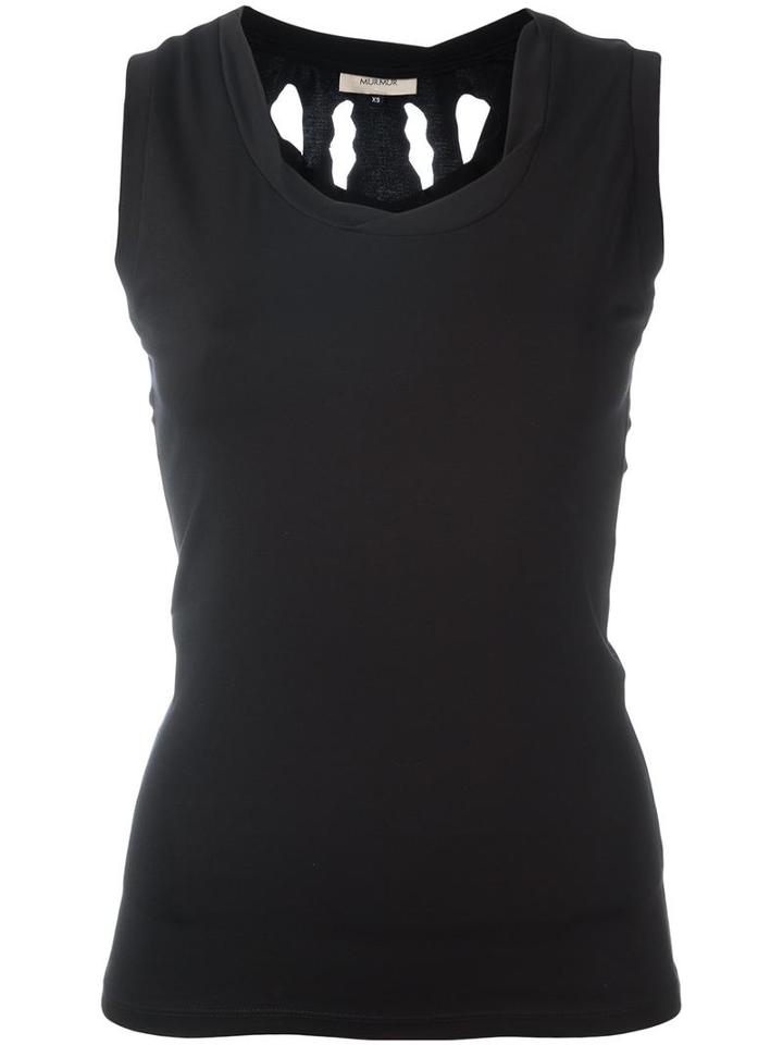 Murmur 'torn' Tank, Women's, Size: Medium, Black, Nylon/spandex/elastane/viscose