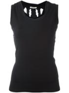 Murmur 'torn' Tank, Women's, Size: Medium, Black, Nylon/spandex/elastane/viscose