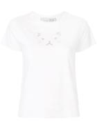 Tu Es Mon Trésor Cat Bijou T-shirt - White