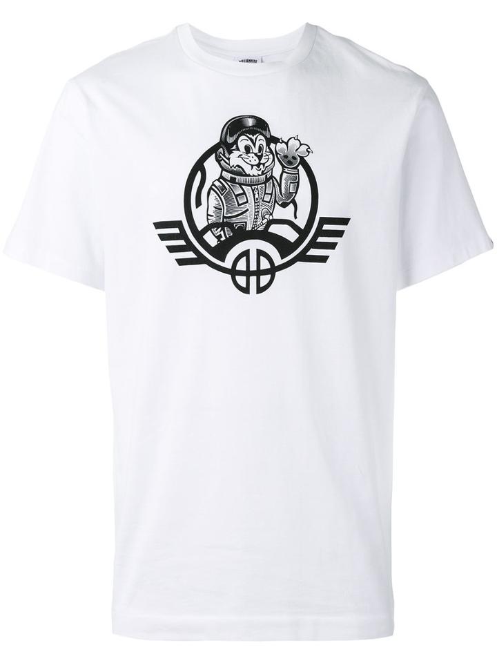 Billionaire Boys Club Printed Logo T-shirt, Men's, Size: Large, White, Cotton