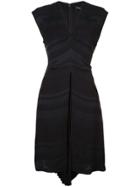 Proenza Schouler V-neck Midi Dress - Black