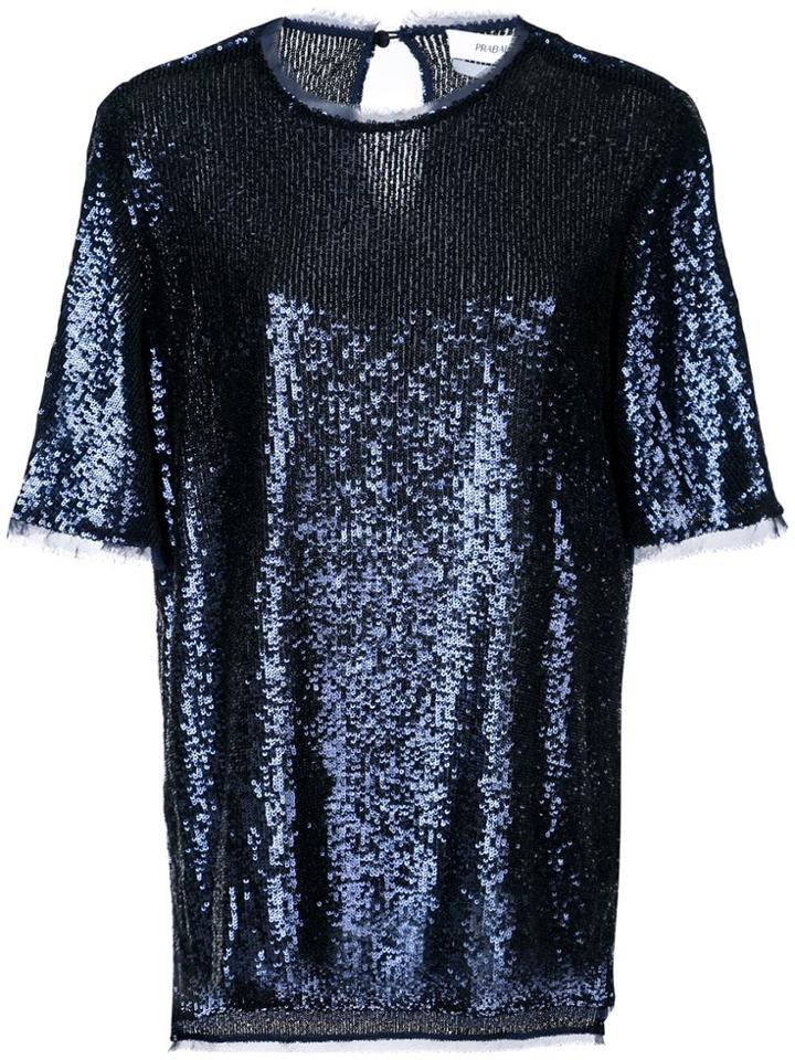 Prabal Gurung Thomson Sequined Blouse - Blue