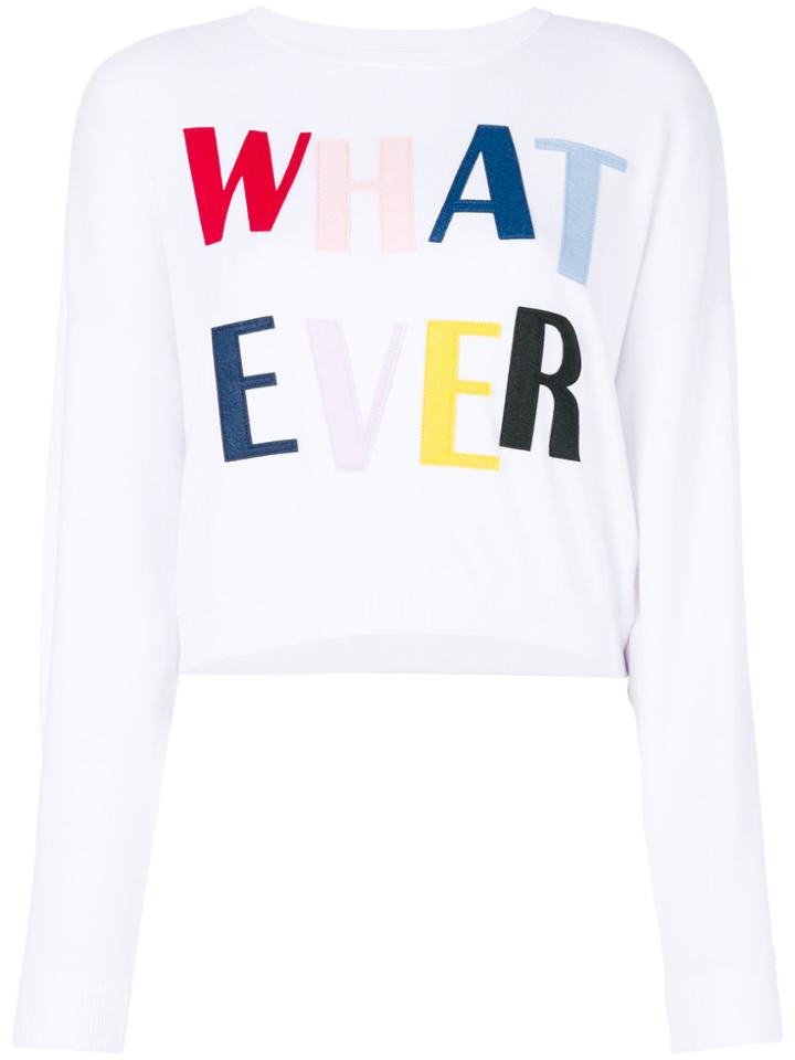 Alice+olivia Whatever Jumper - White