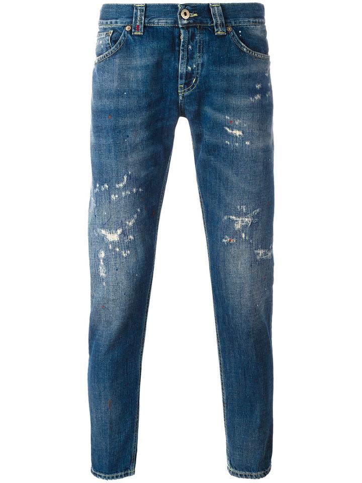Dondup Slim-fit Jeans, Men's, Size: 34, Blue, Cotton/polyester