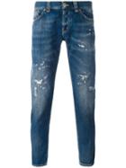 Dondup Slim-fit Jeans, Men's, Size: 34, Blue, Cotton/polyester